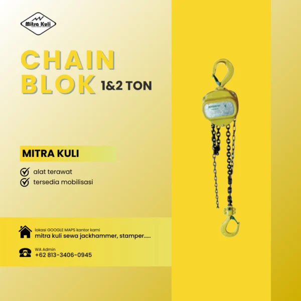 Chain Block Krisbow 1 Dan 2 Ton